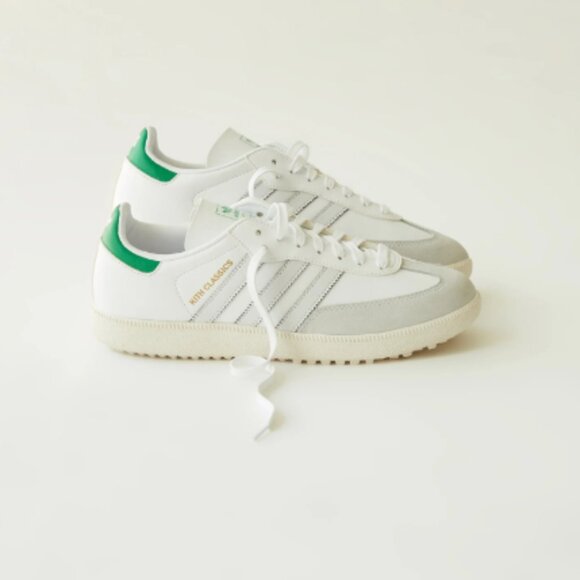 Kith adidas Samba Golf White Green 2023 Size 9.5 In Hand LIMITED